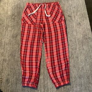 Aerie red plaid lounge pants